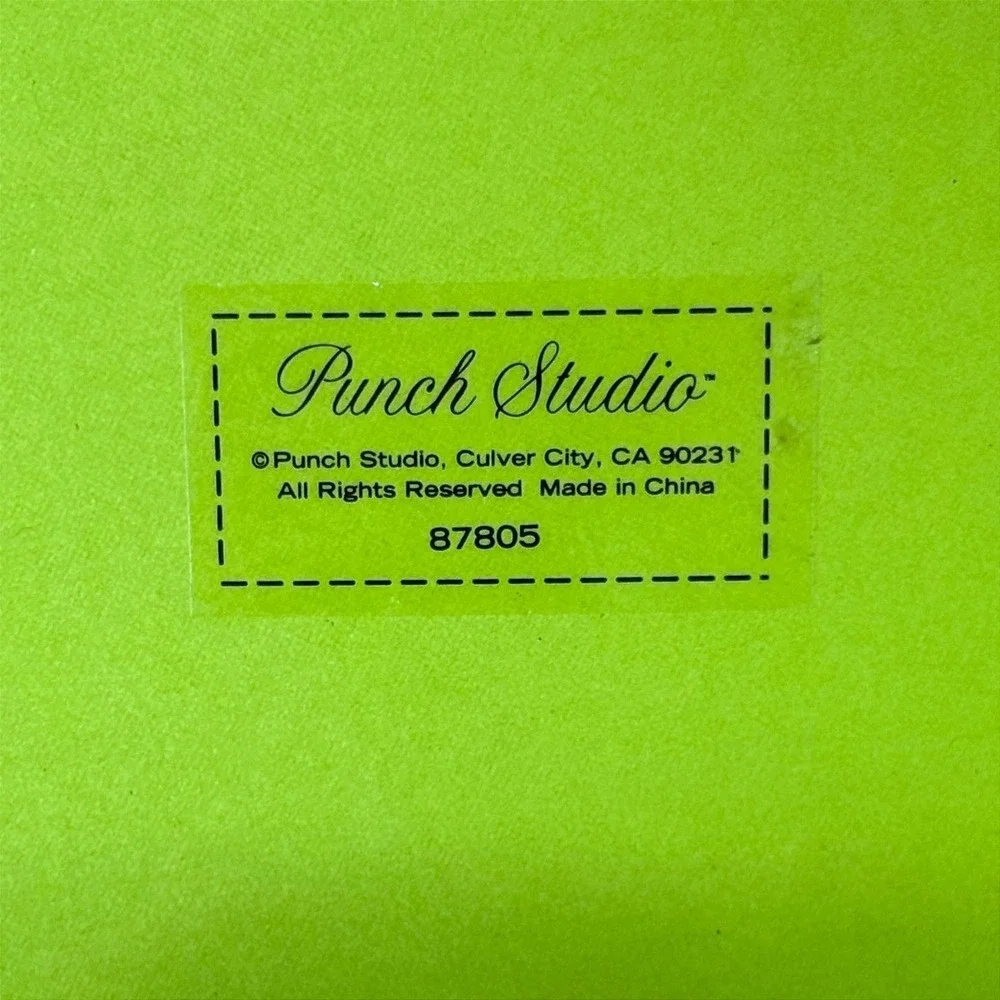 Punch Studio Set of 3 Nesting Floral Hat Boxes Green Pink Yellow